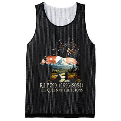 Grizzly 399 28 Years Old Memory The Queen Of The Tetons Mesh Reversible Basketball Jersey Tank