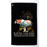 Grizzly 399 28 Years Old Memory The Queen Of The Tetons Golf Towel