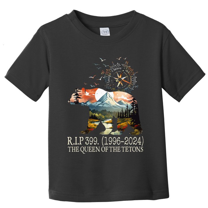 Grizzly 399 28 Years Old Memory The Queen Of The Tetons Toddler T-Shirt
