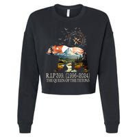 Grizzly 399 28 Years Old Memory The Queen Of The Tetons Cropped Pullover Crew