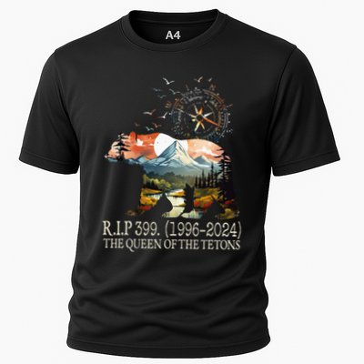 Grizzly 399 28 Years Old Memory The Queen Of The Tetons Performance Shirt