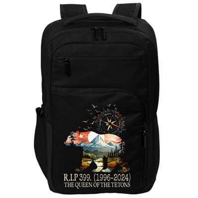 Grizzly 399 28 Years Old Memory The Queen Of The Tetons Impact Tech Backpack
