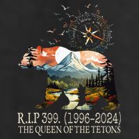 Grizzly 399 28 Years Old Memory The Queen Of The Tetons 25L Jumbo Tote
