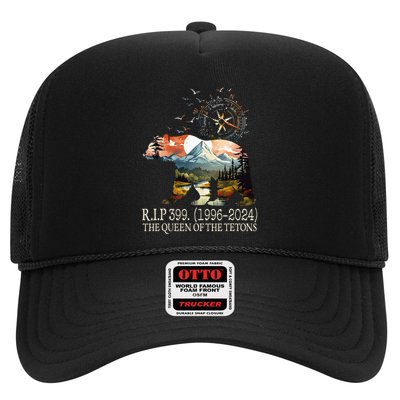 Grizzly 399 28 Years Old Memory The Queen Of The Tetons Trucker Hat