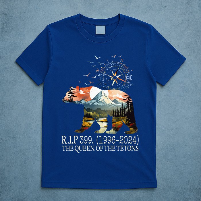 Grizzly 399 28 Years Old Memory The Queen Of The Tetons T-Shirt
