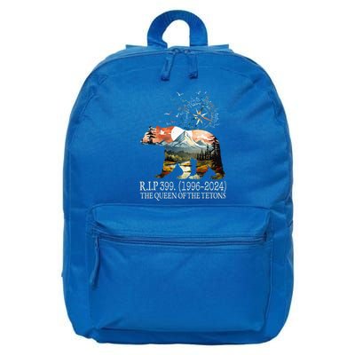 Grizzly 399 28 Years Old Memory The Queen Of The Tetons 16 in Basic Backpack