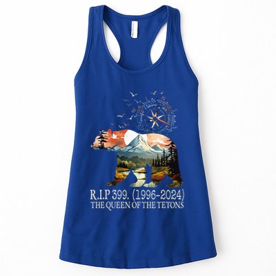 Grizzly 399 28 Years Old Memory The Queen Of The Tetons Womens Tank Top