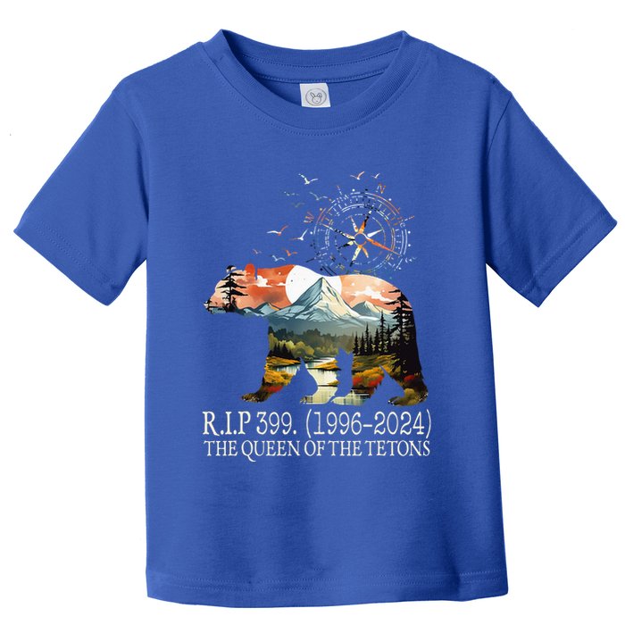 Grizzly 399 28 Years Old Memory The Queen Of The Tetons Toddler T-Shirt