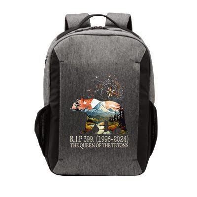 Grizzly 399 28 Years Old Memory The Queen Of The Tetons Vector Backpack