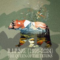 Grizzly 399 28 Years Old Memory The Queen Of The Tetons Legacy Tie Dye Trucker Hat