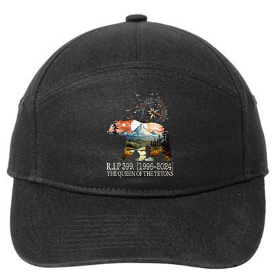 Grizzly 399 28 Years Old Memory The Queen Of The Tetons 7-Panel Snapback Hat