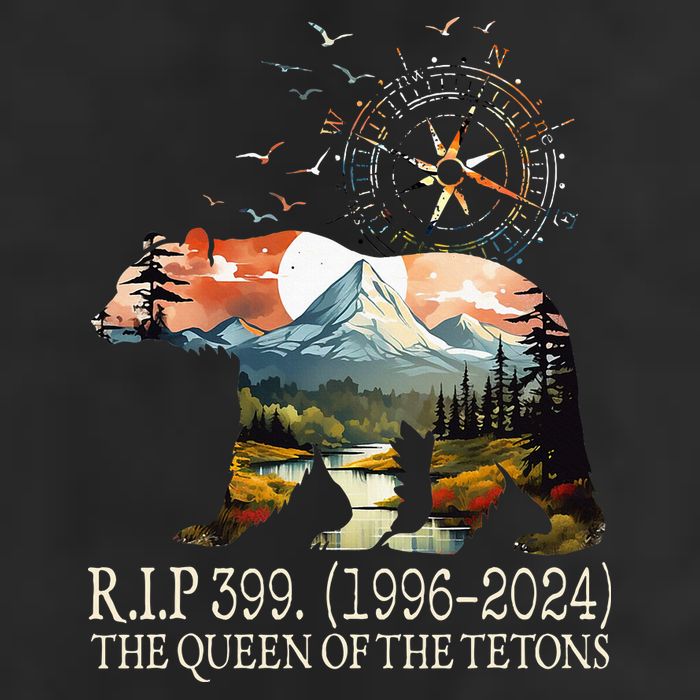 Grizzly 399 28 Years Old Memory The Queen Of The Tetons Adult Drive Performance Visor