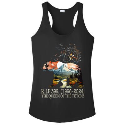 Grizzly 399 28 Years Old Memory The Queen Of The Tetons Ladies PosiCharge Competitor Racerback Tank