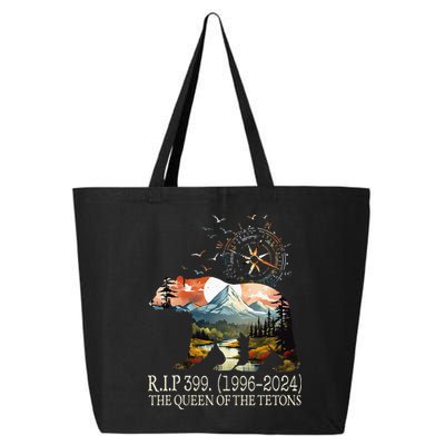 Grizzly 399 28 Years Old Memory The Queen Of The Tetons 25L Jumbo Tote