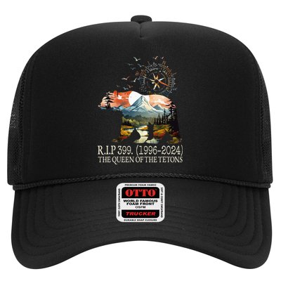 Grizzly 399 28 Years Old Memory The Queen Of The Tetons Trucker Hat