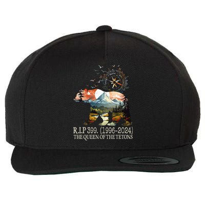 Grizzly 399 28 Years Old Memory The Queen Of The Tetons Wool Snapback Cap
