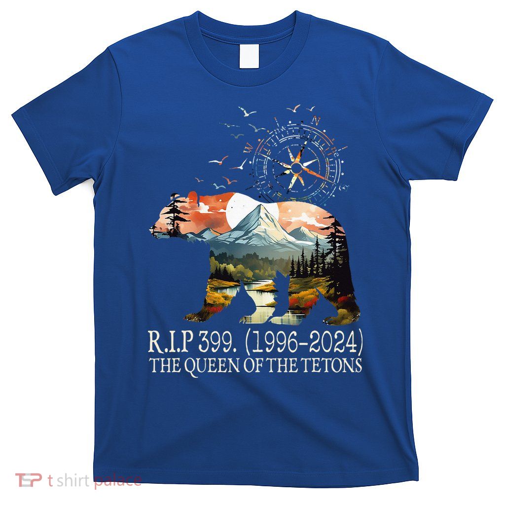 Grizzly 399 28 Years Old Memory The Queen Of The Tetons T-Shirt