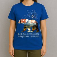 Grizzly 399 28 Years Old Memory The Queen Of The Tetons T-Shirt