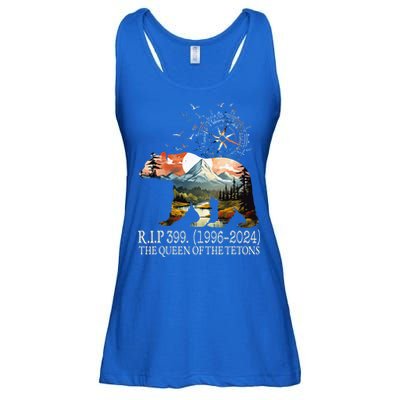Grizzly 399 28 Years Old Memory The Queen Of The Tetons Ladies Essential Flowy Tank