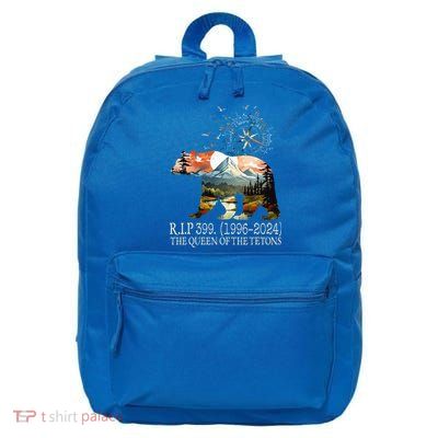 Grizzly 399 28 Years Old Memory The Queen Of The Tetons 16 in Basic Backpack
