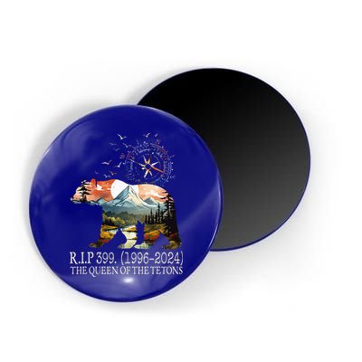 Grizzly 399 28 Years Old Memory The Queen Of The Tetons Magnet