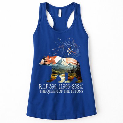 Grizzly 399 28 Years Old Memory The Queen Of The Tetons Womens Tank Top
