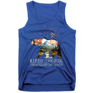 Grizzly 399 28 Years Old Memory The Queen Of The Tetons Tank Top