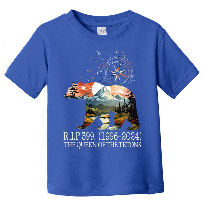 Grizzly 399 28 Years Old Memory The Queen Of The Tetons Toddler T-Shirt