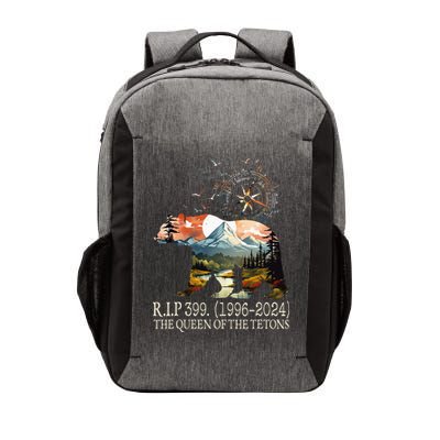 Grizzly 399 28 Years Old Memory The Queen Of The Tetons Vector Backpack
