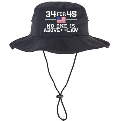 Guilty 34 Counts Of Fraud 34 For 45 Not One Above Law Legacy Cool Fit Booney Bucket Hat