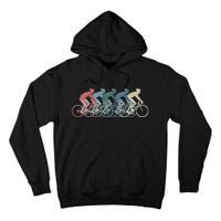 Graphic 365 Cycling Bike Sport Vintage Retro Tall Hoodie