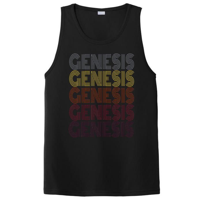 Graphic 365 First Name Retro Pattern Vintage Style Min PosiCharge Competitor Tank