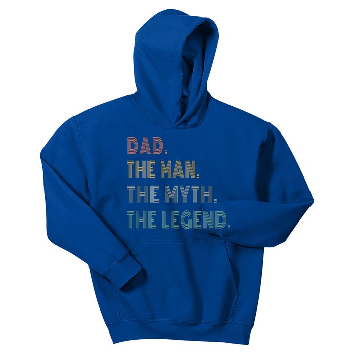 Graphic 365 Fathers Day Dad The Retro Vintage Style Great Gift Kids Hoodie