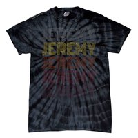 Graphic 365 First Name Jeremy Retro Pattern Vintage Style Tie-Dye T-Shirt