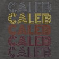 Graphic 365 First Name Caleb Retro Pattern Vintage Style Vector Backpack