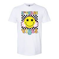 Girl 3rd Grade Vibes Smile Face Back To School Third Grade Softstyle CVC T-Shirt