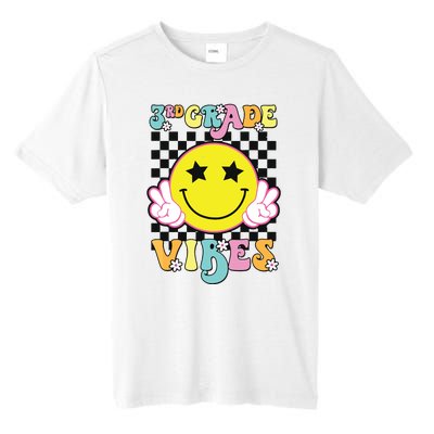 Girl 3rd Grade Vibes Smile Face Back To School Third Grade Tall Fusion ChromaSoft Performance T-Shirt