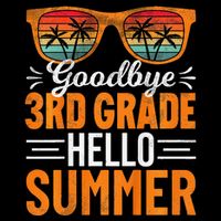 Goodbye 3rd Grade Hello Summer Third Grade Apron