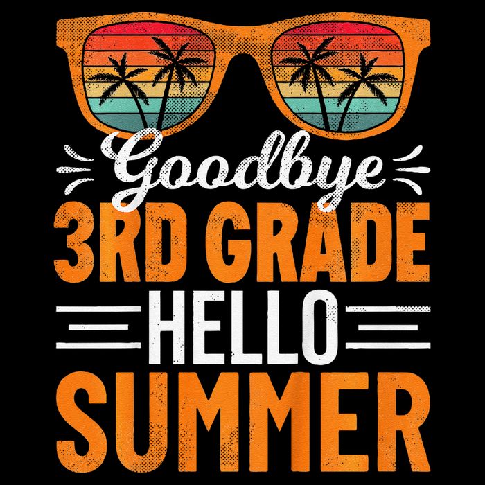 Goodbye 3rd Grade Hello Summer Third Grade Apron