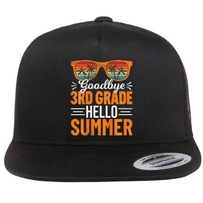 Goodbye 3rd Grade Hello Summer Third Grade Flatbill Hat