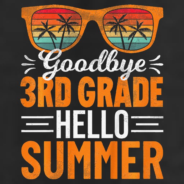 Goodbye 3rd Grade Hello Summer Third Grade Golf Towel
