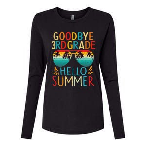 Goodbye 3rd Grade Hello Summer Last Day Of School Kids Womens Cotton Relaxed Long Sleeve T-Shirt