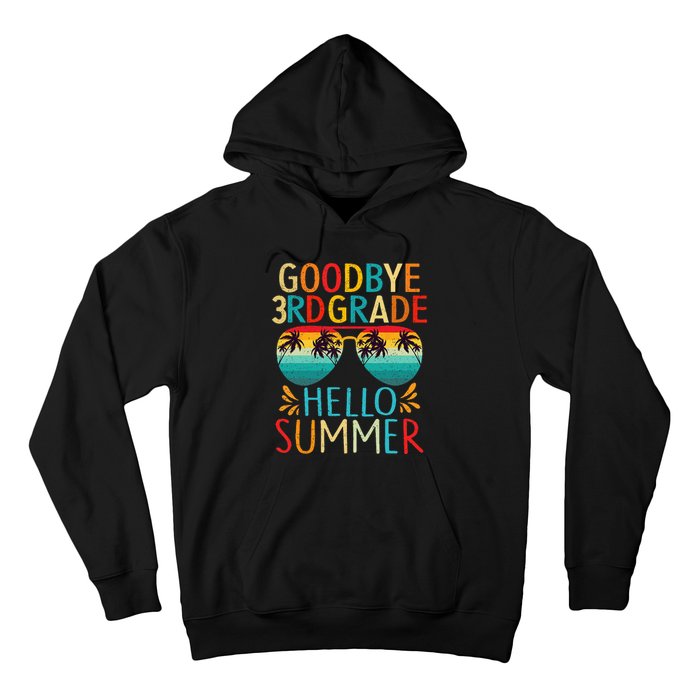 Goodbye 3rd Grade Hello Summer Last Day Of School Kids Hoodie