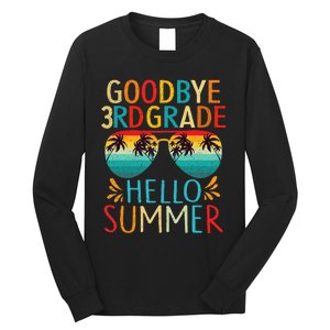 Goodbye 3rd Grade Hello Summer Last Day Of School Kids Long Sleeve Shirt