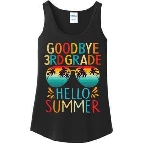 Goodbye 3rd Grade Hello Summer Last Day Of School Kids Ladies Essential Tank