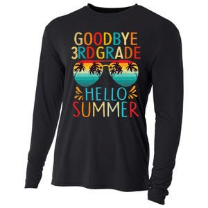 Goodbye 3rd Grade Hello Summer Last Day Of School Kids Cooling Performance Long Sleeve Crew