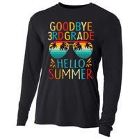 Goodbye 3rd Grade Hello Summer Last Day Of School Kids Cooling Performance Long Sleeve Crew