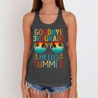 Goodbye 3rd Grade Hello Summer Last Day Of School Kids Women's Knotted Racerback Tank