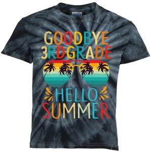 Goodbye 3rd Grade Hello Summer Last Day Of School Kids Kids Tie-Dye T-Shirt