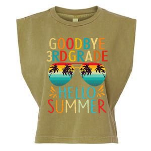 Goodbye 3rd Grade Hello Summer Last Day Of School Kids Garment-Dyed Women's Muscle Tee